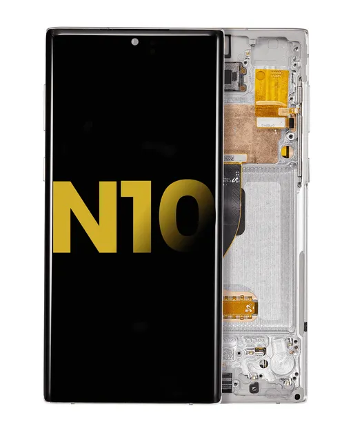 OLED displej s rámečkem pro Samsung Galaxy Note 10 (repasovaný) (Aura White)