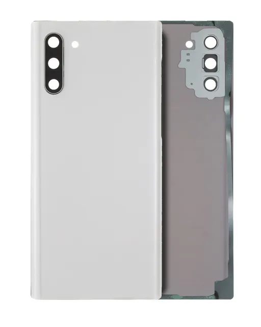 Zadní sklo se sklíčkem kamery pro Samsung Galaxy Note 10 (Service Pack) (Aura White)
