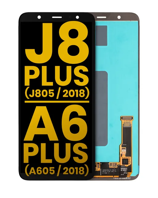OLED displej bez rámečku pro Samsung Galaxy J8 Plus (J805 / 2018) / A6 Plus (A605 / 2018) (repasovaný) (všechny barvy)
