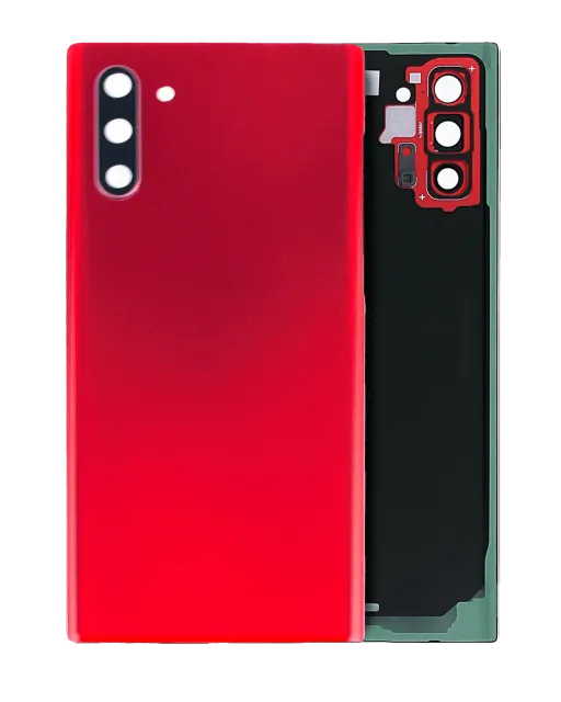 Zadní sklo se sklíčkem kamery pro Samsung Galaxy Note 10 (Service Pack) (Aura Red)