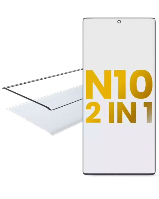 2v1 přední sklo s OCA (předinstalováno) pro Samsung Galaxy Note 10