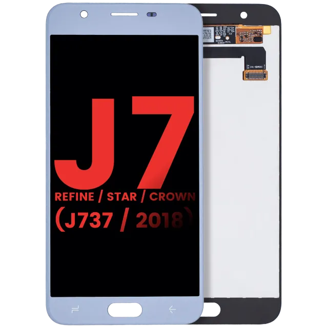 LCD displej bez rámečku pro Samsung Galaxy J7 Refine / Star / Crown (J737 / 2018) (Aftermarket Plus) (modrá)