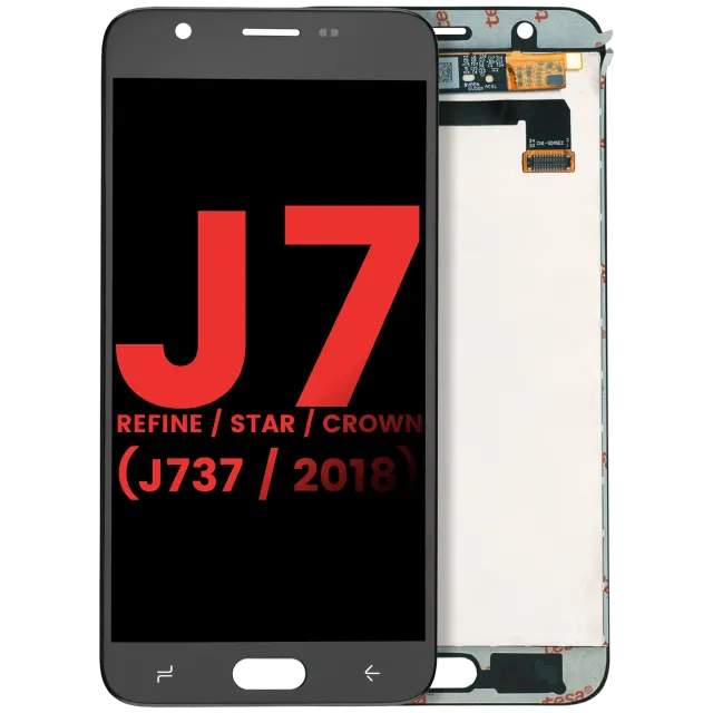 LCD displej bez rámečku pro Samsung Galaxy J7 Refine / Star / Crown (J737 / 2018) (Aftermarket Plus) (černá)