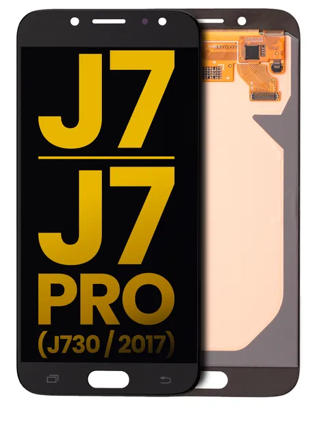 OLED displej bez rámečku pro Samsung Galaxy J7 / J7 Pro (J730 / 2017) (repasovaný) (černá)