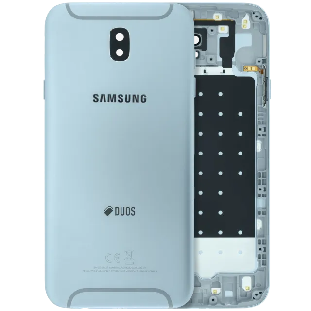 Zadní kryt pro Samsung Galaxy J7 Pro (J730 / 2017) (Service Pack) (stříbrná)
