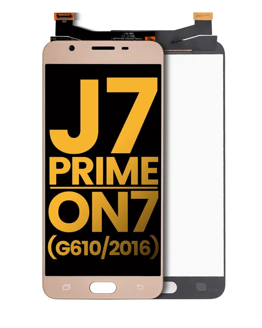 LCD displej bez rámečku pro Samsung Galaxy J7 Prime / On7 (G610 / 2016) (repasovaný) (zlatá)