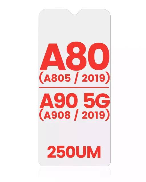 OCA lepicí vrstva pro Samsung Galaxy A80 (A805 / 2019) / A90 5G (A908 / 2019) (balení 10 ks) (250um)