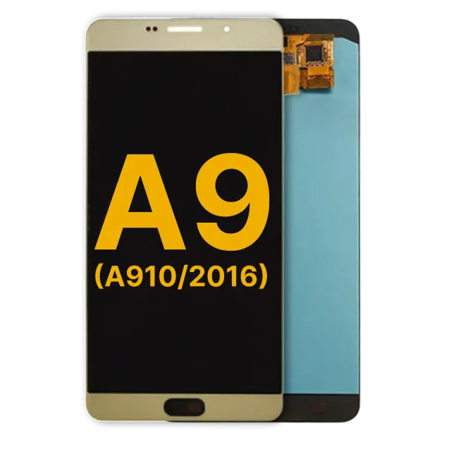 OLED displej bez rámečku pro Samsung Galaxy A9 (A910 / 2016) (repasovaný) (zlatá)