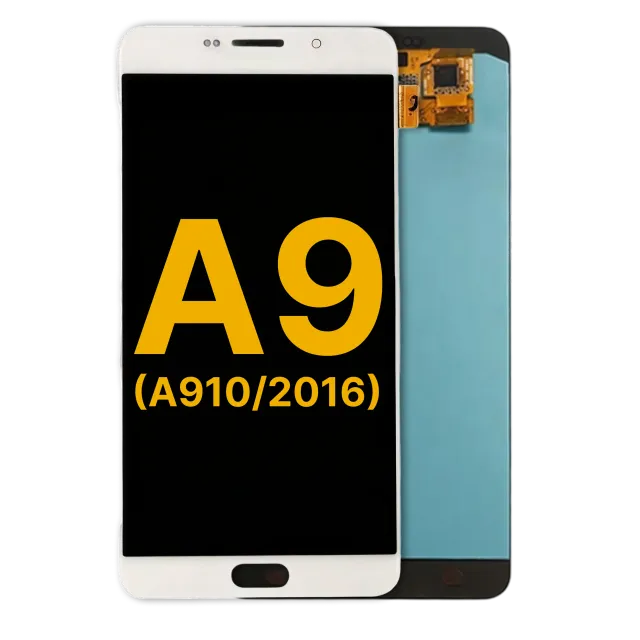 OLED displej bez rámečku pro Samsung Galaxy A9 (A910 / 2016) (repasovaný) (bílá)