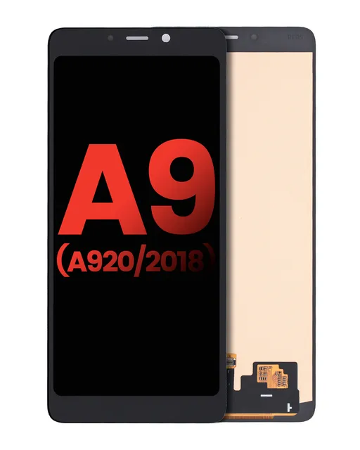 OLED displej bez rámečku pro Samsung Galaxy A9 (A920 / 2018) (Aftermarket Plus) (černá)