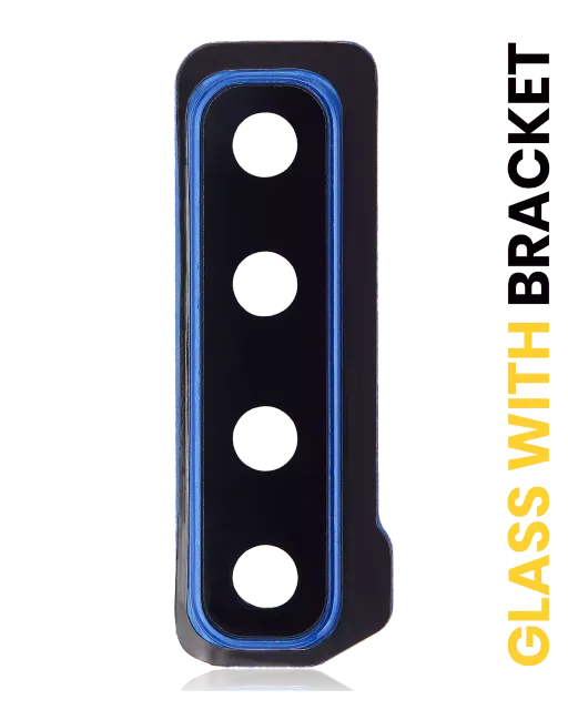 Sklíčko zadní kamery s držákem pro Samsung Galaxy A9 (A920 / 2018) (Lemonade Blue)