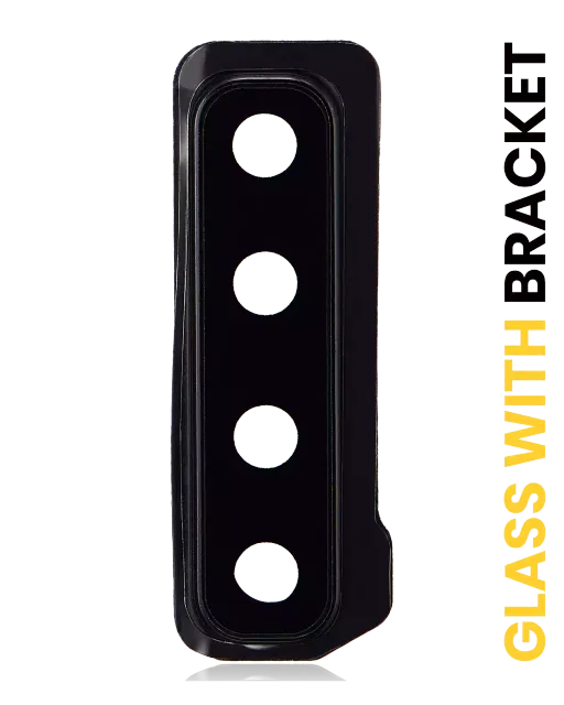 Sklíčko zadní kamery s držákem pro Samsung Galaxy A9 (A920 / 2018) (Caviar Black)