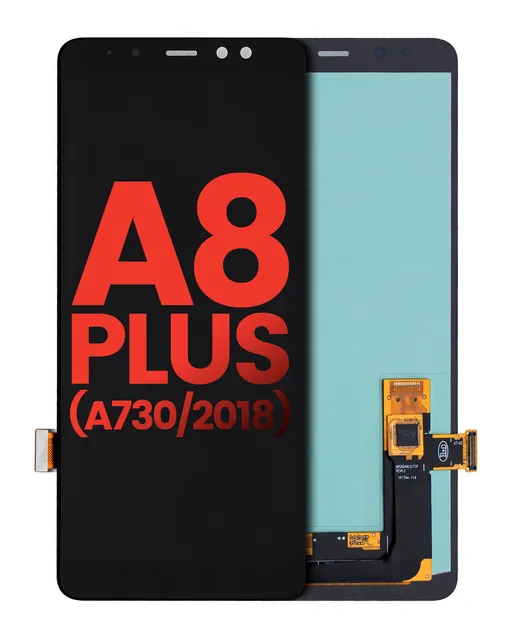 OLED displej bez rámečku pro Samsung Galaxy A8 Plus (A730 / 2018) (Aftermarket Plus) (všechny barvy)