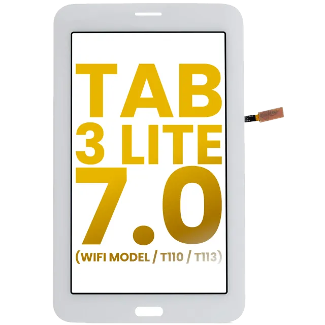 Dotyková vrstva (digitizér) pro Samsung Galaxy Tab 3 Lite 7.0" (WiFi Model / T110 / T113) (repasovaný) (bílá)