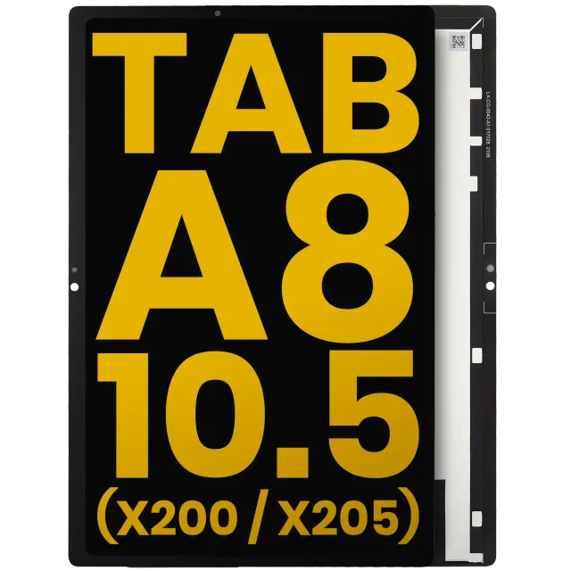 LCD displej bez rámečku pro Samsung Galaxy Tab A8 10.5" (2021) (X200 / X205) (repasovaný) (černá)