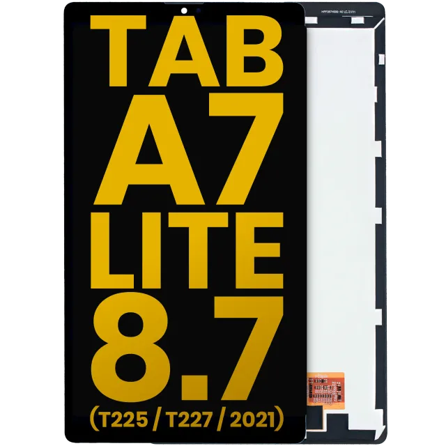 LCD displej bez rámečku pro Samsung Galaxy Tab A7 Lite 8.7" (2021) (T225 / T227) (verze Cellular) (repasovaný) (černá)