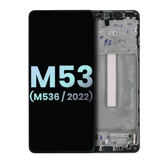 OLED displej s rámečkem pro Samsung Galaxy M53 5G (M536 / 2022) (Service Pack) (všechny barvy)