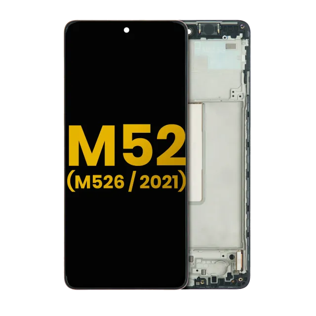 OLED displej s rámečkem pro Samsung Galaxy M52 5G (M526 / 2021) (repasovaný) (všechny barvy)