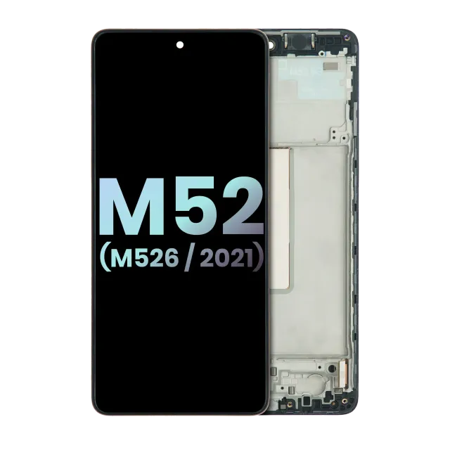 OLED displej s rámečkem pro Samsung Galaxy M52 5G (M526 / 2021) (Service Pack) (všechny barvy)