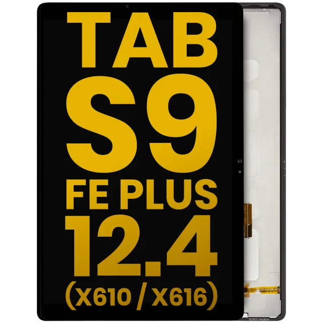 LCD displej bez rámečku pro Samsung Galaxy Tab S9 FE Plus 12.4" (2023) (X610 / X616) (repasovaný) (černá)