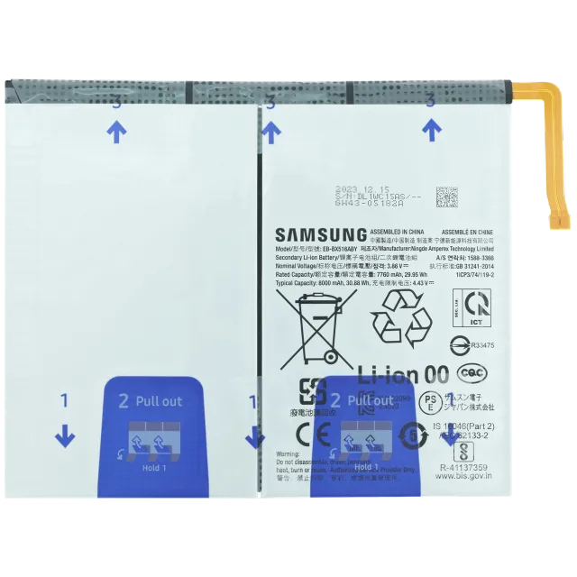 Baterie pro Samsung Galaxy Tab S9 FE 10.9" (2023) (X510 / X516) (EB-BX516ABY) (SERVICE PACK)