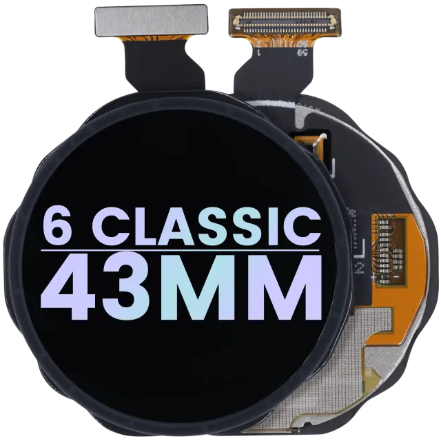 OLED displej pro Samsung Galaxy Watch 6 Classic (43 mm) (Service Pack) (černá)