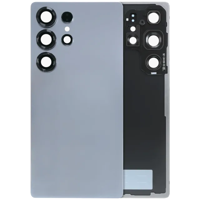 Zadní sklo se sklíčkem kamery pro Samsung Galaxy S25 Ultra 5G (Service Pack) (Titanium Silver Blue)