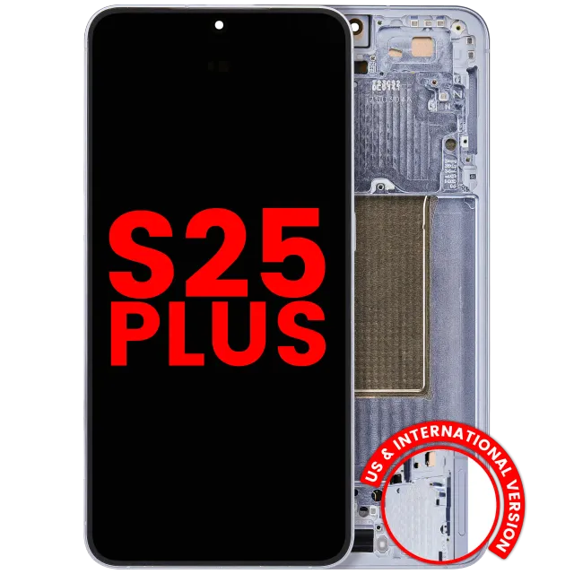 OLED displej s rámečkem pro Samsung Galaxy S25 Plus 5G (US & International Version) (Aftermarket Plus) (Icy Blue)