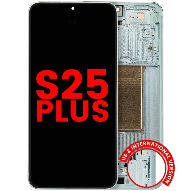 OLED displej s rámečkem pro Samsung Galaxy S25 Plus 5G (US & International Version) (Aftermarket Plus) (Mint)