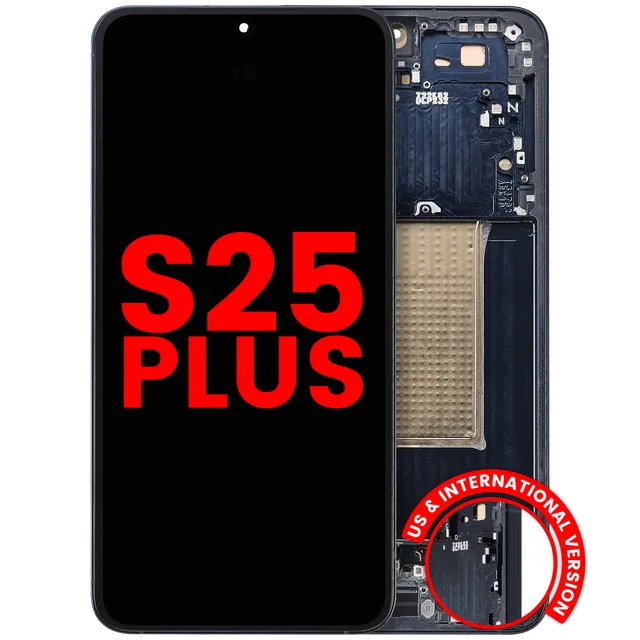 OLED displej s rámečkem pro Samsung Galaxy S25 Plus 5G (US & International Version) (Aftermarket Plus) (Blue Black)