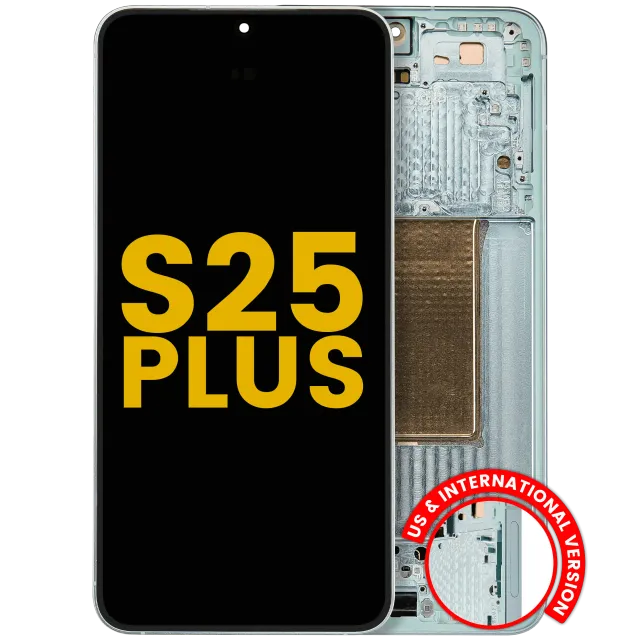 OLED displej s rámečkem pro Samsung Galaxy S25 Plus 5G (US & International Version) (repasovaný) (Mint)