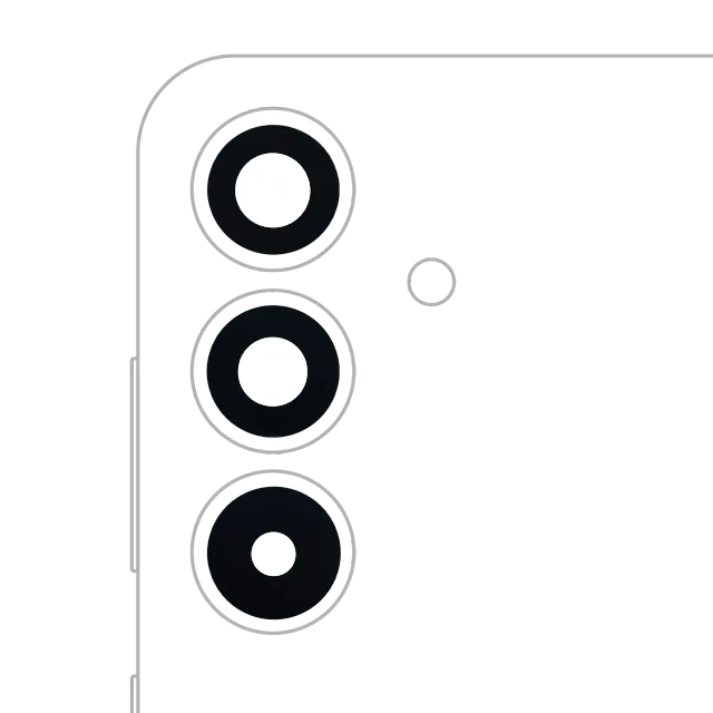 Sklíčko zadní kamery (jen sklo) s lepením pro Samsung Galaxy S25 Plus 5G (sada 3 ks) (všechny barvy)