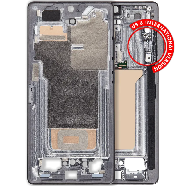 Střední rám (housing) pro Samsung Galaxy S25 Ultra (US & International Version) (Titanium Jet Black)