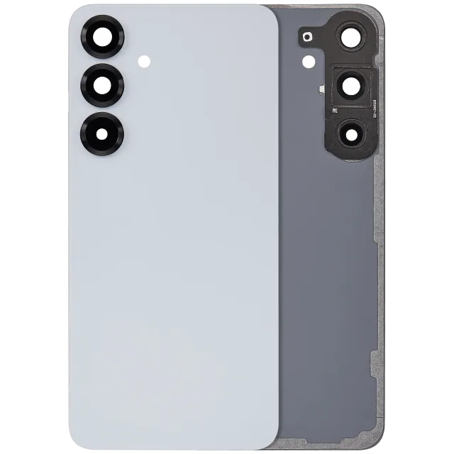 Zadní sklo se sklíčkem kamery pro Samsung Galaxy S25 Plus 5G (bez loga) (Aftermarket Plus) (Icy Blue)