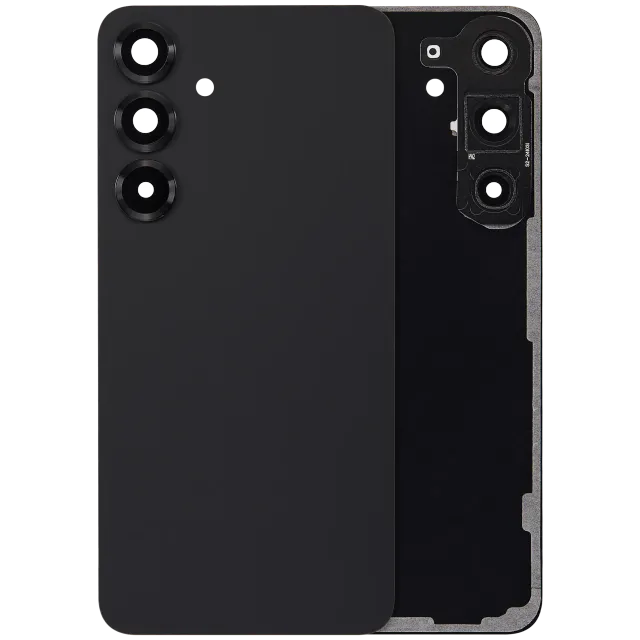 Zadní sklo se sklíčkem kamery pro Samsung Galaxy S25 Plus 5G (bez loga) (Aftermarket Plus) (Blue Black)