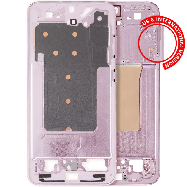 Střední rám (housing) pro Samsung Galaxy S25 Plus 5G (US & International Version) (Pink Gold)