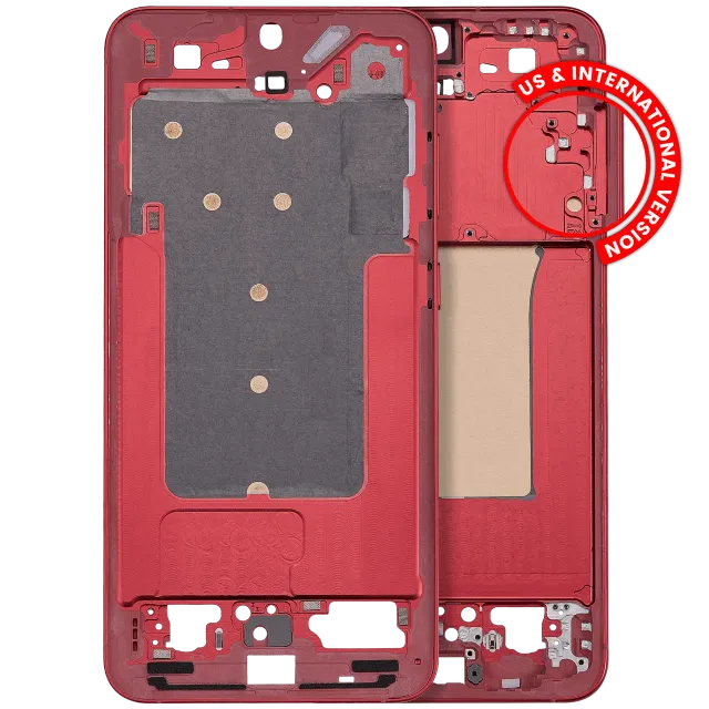 Střední rám (housing) pro Samsung Galaxy S25 Plus 5G (US & International Version) (Coral Red)