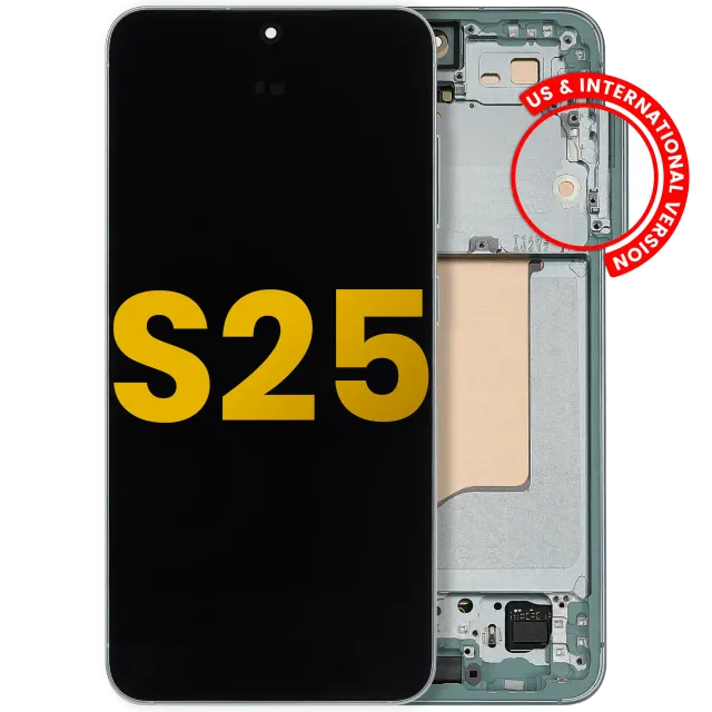 OLED displej s rámečkem pro Samsung Galaxy S25 5G (US & International) (repasovaný) (Mint)