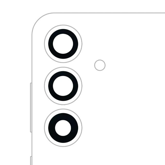 Sklíčko zadní kamery (jen sklo) s lepením pro Samsung Galaxy S25 5G (sada 3 ks) (všechny barvy)