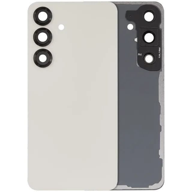 Zadní sklo se sklíčkem kamery pro Samsung Galaxy S25 5G (bez loga) (Aftermarket Plus) (Pink Gold)