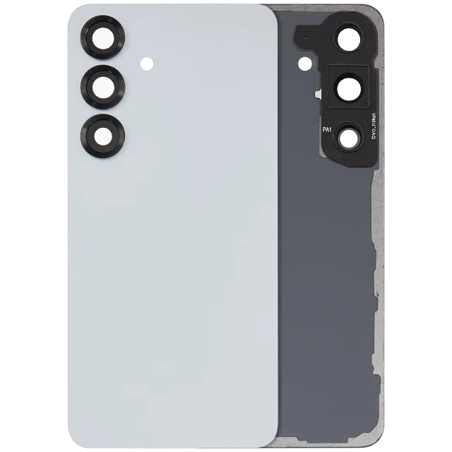 Zadní sklo se sklíčkem kamery pro Samsung Galaxy S25 5G (bez loga) (Aftermarket Plus) (Icy Blue)