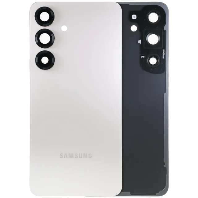 Zadní sklo se sklíčkem kamery pro Samsung Galaxy S25 5G (Service Pack) (Pink Gold)