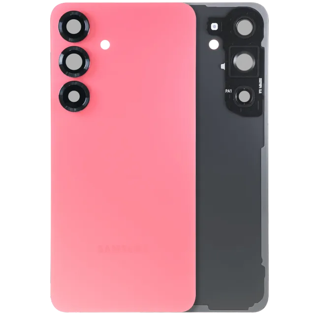 Zadní sklo se sklíčkem kamery pro Samsung Galaxy S25 5G (Service Pack) (Coral Red)