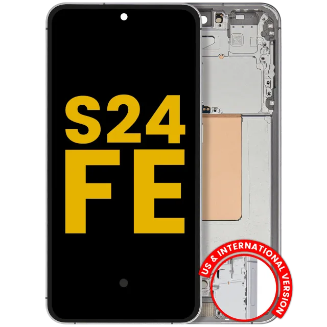 OLED displej s rámečkem pro Samsung Galaxy S24 FE 5G (US & International Version) (repasovaný) (šedá)