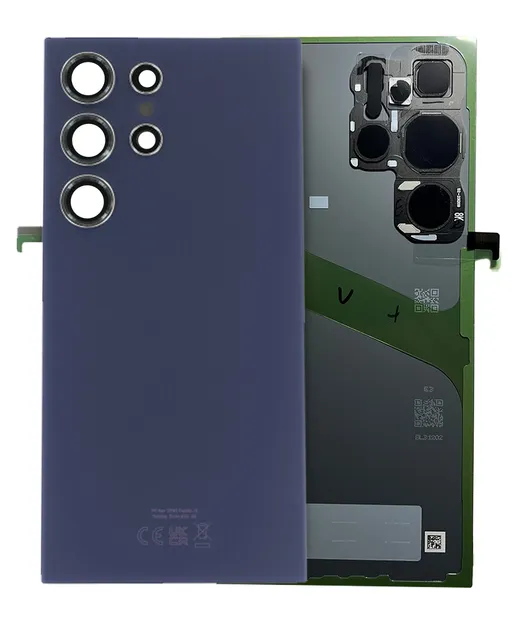 Zadní sklo se sklíčkem kamery pro Samsung Galaxy S24 Ultra (Service Pack) (fialový titan)