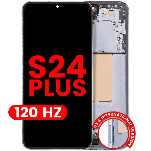 OLED displej s rámečkem pro Samsung Galaxy S24 Plus 5G (US & International Version) (Aftermarket Plus) (120 Hz) (Sapphire Blue)