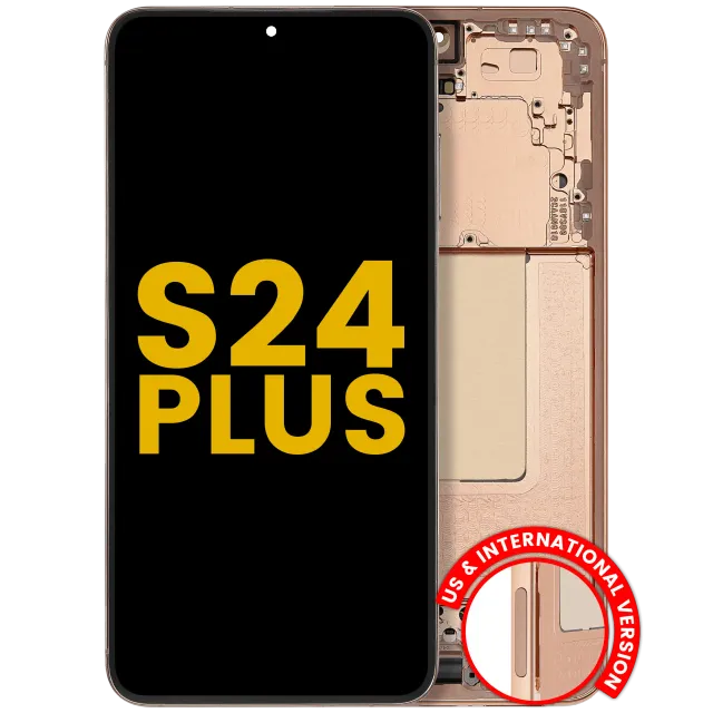 OLED displej s rámečkem pro Samsung Galaxy S24 Plus 5G (US & International Version) (repasovaný) (Sandstone Orange)
