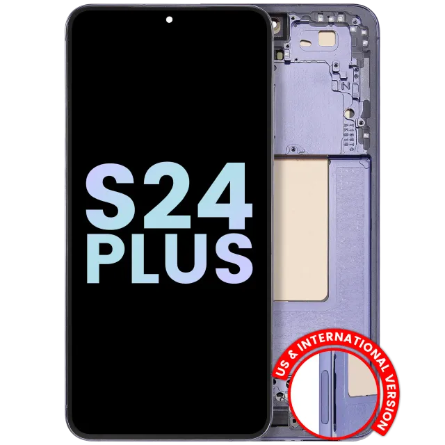 OLED displej s rámečkem pro Samsung Galaxy S24 Plus 5G (US & International Version) (Service Pack) (Cobalt Violet)