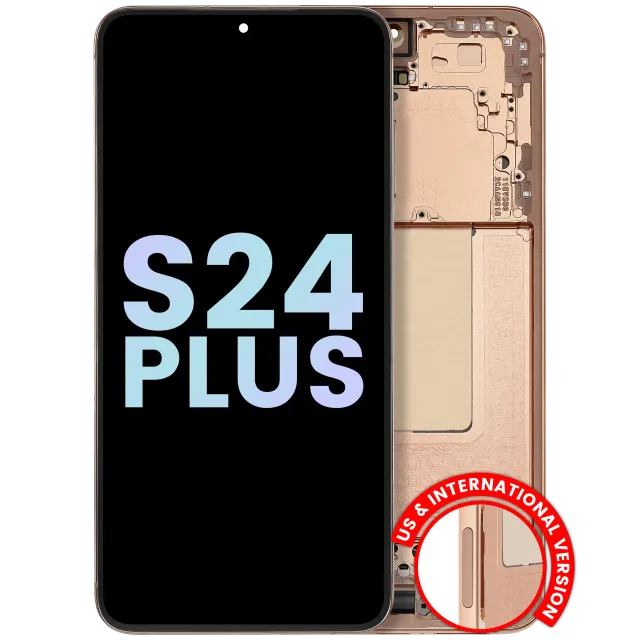 OLED displej s rámečkem pro Samsung Galaxy S24 Plus 5G (US & International Version) (Service Pack) (Sandstone Orange)