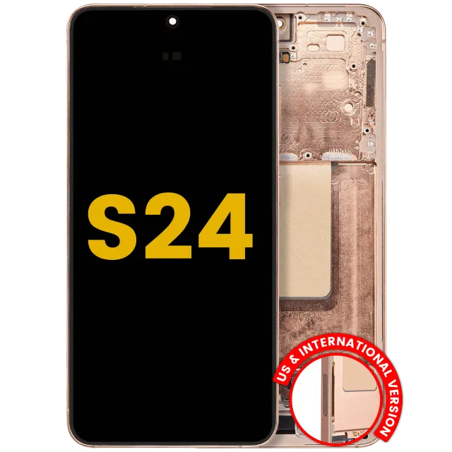 OLED displej s rámečkem pro Samsung Galaxy S24 5G (US & International Version) (repasovaný) (Sandstone Orange)